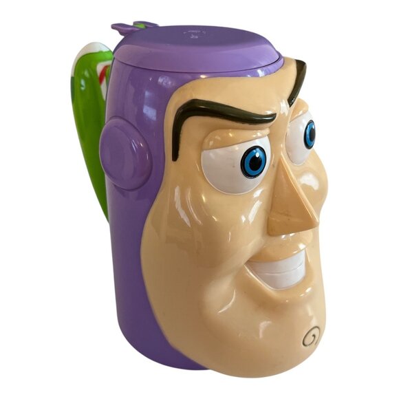 Disney Pixar Toy Story Buzz Lightyear Mug – Disney On Ice Souvenir Cup with Lid - Picture 1 of 7